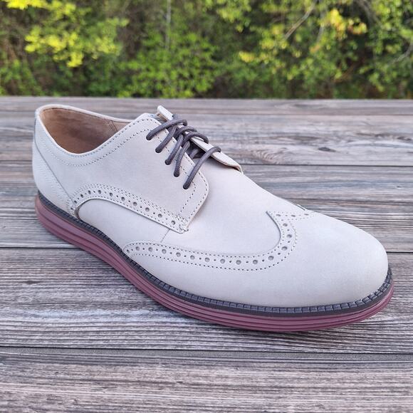 Cole Haan (Men\'s 10M) ØriginalGrand Wingtip Nubuck Oxford Dress Shoes C29775 main image 7